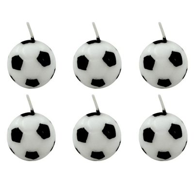 Fussballkerzen für Torten