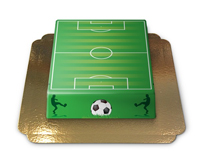 Fussballfeld-Torte